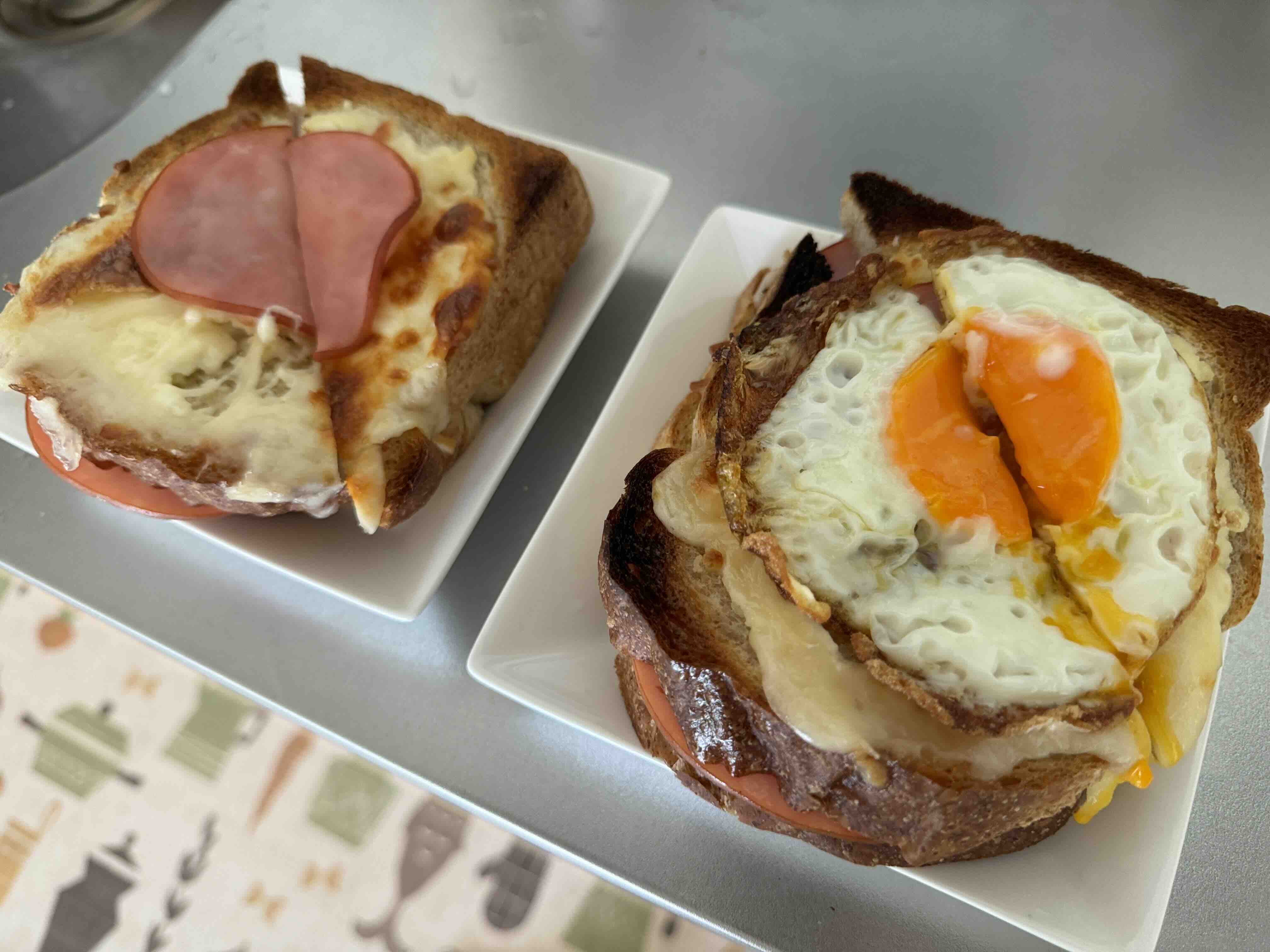 Croque Monsieur and Croque Madame